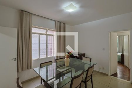 Sala de Jantar de apartamento à venda com 3 quartos, 110m² em Luxemburgo, Belo Horizonte