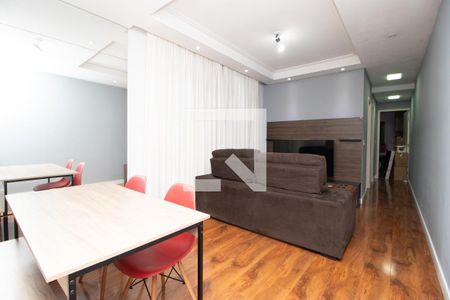 Sala de apartamento à venda com 2 quartos, 71m² em Vila Curuçá, Santo André