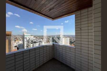 Varanda de apartamento à venda com 3 quartos, 120m² em Buritis, Belo Horizonte