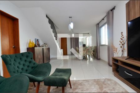 Sala 2 ambientes de apartamento à venda com 3 quartos, 183m² em Sagrada Família, Belo Horizonte