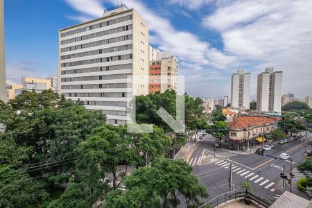 Sala - Vista de apartamento à venda com 1 quarto, 61m² em Sumaré, São Paulo