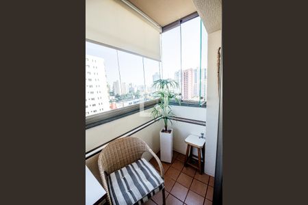 Varanda da Sala de apartamento à venda com 3 quartos, 163m² em Centro, Santo André