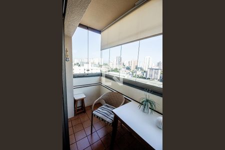 Varanda da sala de apartamento à venda com 3 quartos, 163m² em Centro, Santo André