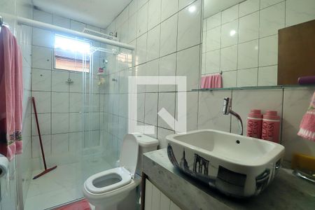 Banheiro de casa para alugar com 1 quarto, 87m² em Vila Guiomar, Santo André