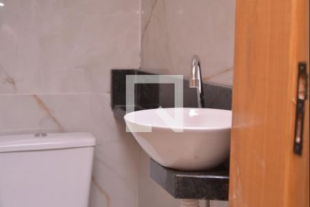 lavabo  de casa à venda com 3 quartos, 110m² em Vila Pires, Santo André