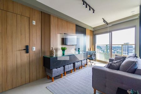 Sala/Cozinha de apartamento para alugar com 1 quarto, 46m² em Pinheiros, São Paulo