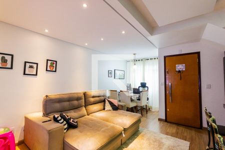 Sala de apartamento à venda com 2 quartos, 69m² em Vila Camilópolis, Santo André