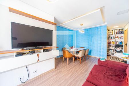 Sala de apartamento à venda com 3 quartos, 72m² em Vila Homero Thon, Santo André