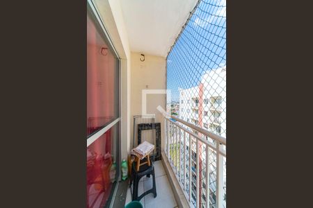 Varanda da Sala de apartamento à venda com 3 quartos, 72m² em Vila Homero Thon, Santo André