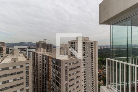 Vista da Sala de apartamento para alugar com 1 quarto, 47m² em Alphaville Empresarial, Barueri