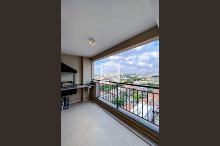 Varanda da Sala de apartamento para alugar com 3 quartos, 64m² em Pari, São Paulo
