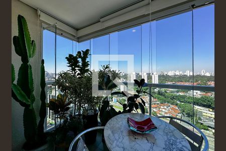 Sacada de apartamento para alugar com 1 quarto, 39m² em Santo Amaro, São Paulo