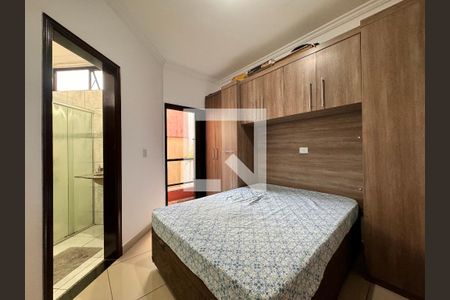 Suite  de apartamento à venda com 2 quartos, 65m² em Vila Homero Thon, Santo André