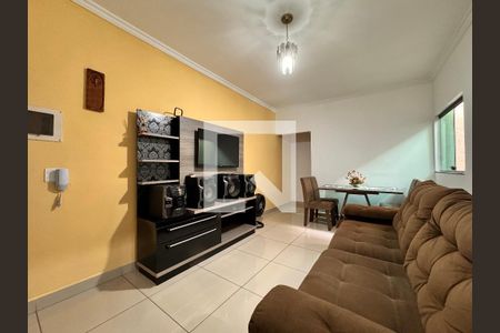 Sala de apartamento à venda com 2 quartos, 65m² em Vila Homero Thon, Santo André