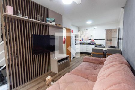 Sala de casa de condomínio para alugar com 2 quartos, 65m² em Jardim Popular, São Paulo