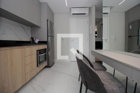 Cozinha de kitnet/studio para alugar com 1 quarto, 30m² em Pinheiros, São Paulo