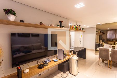 Sala de apartamento à venda com 2 quartos, 70m² em Funcionários, Belo Horizonte