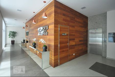 hall social de apartamento para alugar com 1 quarto, 47m² em Vila Andrade, São Paulo