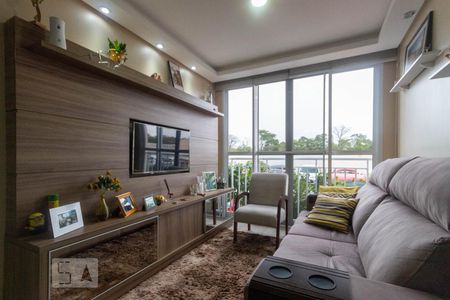 Sala de Estar de apartamento para alugar com 2 quartos, 58m² em Vila Nova, Porto Alegre