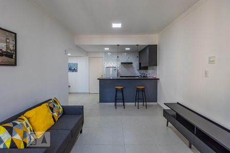 Sala de apartamento para alugar com 1 quarto, 55m² em Alphaville Industrial, Barueri