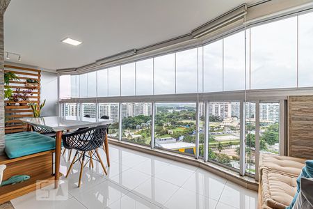 Varanda da Sala de apartamento para alugar com 2 quartos, 81m² em Barra da Tijuca, Rio de Janeiro
