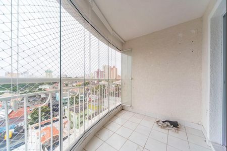 Varanda da Sala de apartamento para alugar com 3 quartos, 85m² em Vila Valparaíso, Santo André