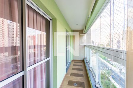 Varanda da Sala de apartamento à venda com 3 quartos, 110m² em Vila Guiomar, Santo André