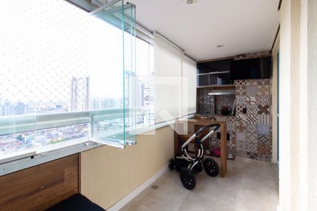 Varanda Gourmet de apartamento para alugar com 3 quartos, 82m² em Tatuapé, São Paulo