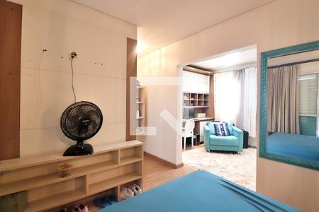 Suíte - Quarto de apartamento para alugar com 1 quarto, 76m² em Vila Curuca, Santo André