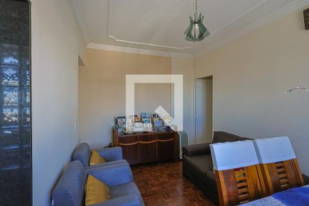 Sala de apartamento à venda com 2 quartos, 55m² em Sagrada Família, Belo Horizonte
