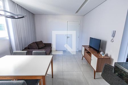 Sala de apartamento para alugar com 2 quartos, 44m² em Dona Clara, Belo Horizonte