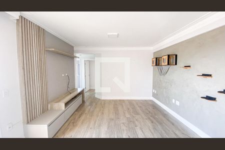 Sala  de apartamento à venda com 3 quartos, 88m² em Vila Valparaiso, Santo André