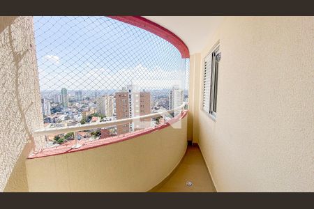 Varanda  de apartamento à venda com 3 quartos, 88m² em Vila Valparaiso, Santo André