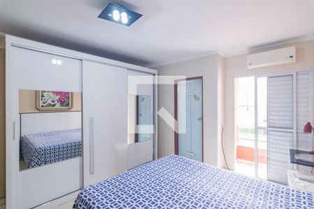 Quarto 1 Suite de casa para alugar com 3 quartos, 160m² em Vila Camilopolis, Santo André