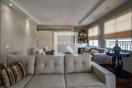 Detalhe Sala de apartamento para alugar com 3 quartos, 168m² em Centro, Santo André