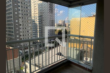 Varanda da Sala de apartamento para alugar com 2 quartos, 48m² em Cambuci, São Paulo