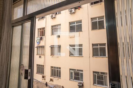 Quarto vista da janela de kitnet/studio à venda com 1 quarto, 25m² em Lapa, Rio de Janeiro